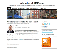 Tablet Screenshot of internationalhrforum.com